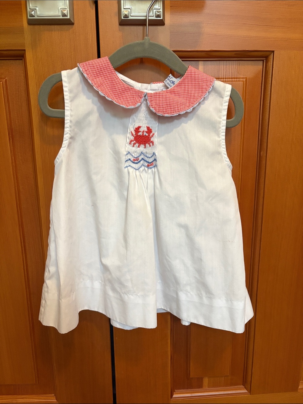 Vintage Orient Express Nautical Smocked Tunic Top 2T